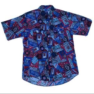 Vintage Wrangler Cowboy Cut X-Long Tails Single Needle Button Up Shirt XL